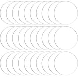HOODO 30 Pieces 5 Inch Clear Acrylic Circle Blanks for Baby Milestone Discs, Acrylic Ornaments and DIY Projects