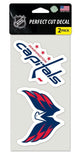 WinCraft NHL Washington Capitals Perfect Cut Decal (Set of 2), 4 x 4