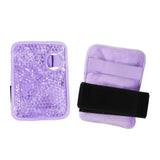 Ecomistiq Heated Wristband 1 Pair Hot Compress Adjust Right Left Relax For Hand Purple| Cold & Packs Wraps| Therapies | Health C