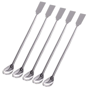 13Pcs Stainless Steel Lab Spatula Micro Scoop Reagent Laboratory Mixing Spatula 22Cm Long Sampling Spoon