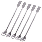13Pcs Stainless Steel Lab Spatula Micro Scoop Reagent Laboratory Mixing Spatula 22Cm Long Sampling Spoon
