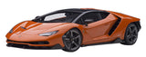 Lambo Centenario Arancio Argos/Pearl Orange with Carbon Top 1/18 Model Car by Autoart 79201