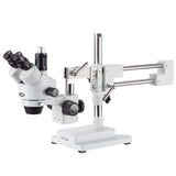 AmScope SM4TPZ Professional Trinocular Stereo Zoom Microscope with Simultaneous Focus Control, WH10x Eyepieces, 3.5X90X Magnif