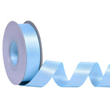 Ribest Light Blue Double Faced Satin Ribbon, 7/8 Inch 25 Yard Ribbon for Crafts Gift Wrapping Hair Bows Wedding Party Decoration