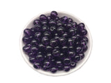 Glass Beads 10mm 60pcs Round Smooth Loose Beads for Bracelet Necklace Jewelry Making Craft DIY (10mm, 51006 Purple)