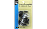 Dritz 7401T Fashion Grommet Kit with Tools, Black, 1/2Inch 8Sets