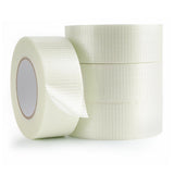 Lichamp Filament Strapping Tape, 2 Inches, 4 Pack, 60 Yards Each (240 Total Yards) Reinforced Packing Tape with Fiberglass and N