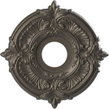Ekena Millwork CMP13ATDST Attica Thermoformed PVC Ceiling Medallion (Fits Canopies up to 5), 13OD x 3 1/2ID x 3/4P, Universal Ag