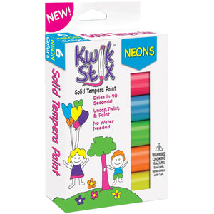 The Pencil Grip Tpg-610 Kwik Stix, Classic, Assorted Neon