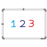 Yajnas White Board Small Board For Kids (Non Magnetic) Mini White Baord Slate For Kids & Chalkboard Slate Board, White Board Mar