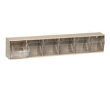 Quantum Storage Systems Qtb306Iv 6 Drawers Tip Out Cabinet Part Organizer Ivory 5 H X 24 W X 4 D