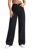 Toplot Jeans For Women || Women High Rise || Wide Leg Pants || Bell Bottom Jeans (Straight-Jeans-5204-Black-32),Black,32,B0DDTGCHB3
