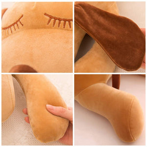 elfishgo Soft Large Dog Plush Hugging Pillow, Giant Dogs Puppy Stuffed Animals Toy Gifts for Kids, 27.5