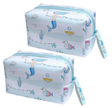 Tera13 Mermaid Makeup Pouch Bag For Girls & Women | Easy To Carry Aurond | Stylish Pouch For Makeup Accessories Storage Cosmetic