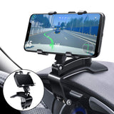 FONKEN Car Phone Mount, 360 Degree Rotation Dashboard Clip Mount, Compatible with iPhone 11/12 Pro Max XS Max XR 8 8Plus 7 Samsu