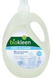 Biokleen Free & Clear Natural Liquid Laundry Detergent, PlantBased, Unscented, UltraConcentrated 300 Loads