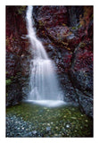 Waterfall In Creek Along Gold River Highway, Vancouver Island, Canada-Paper Art-18,,X26,,