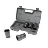 Performance Tool W89315 5pc 1-Inch Drive Budd Wheel Socket Set (Metric and SAE)