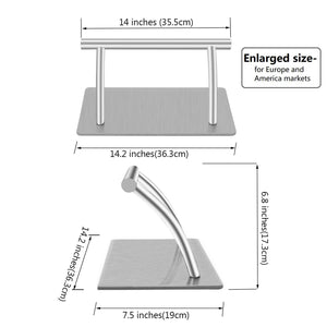 Kaleurrier Stainless Steel Footrest,Professional Mobile Foot Rest,Foot Pedal Parts for Barber Hairdressing Beauty Spa Nail Massa