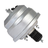 SCITOO Power Brake Booster Universal 8 Dual Diaphragm Chrome Finish Street Rod For Chevy GM, Replace# PB8531