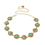 Srkspyfd Gold Western Belt, Stylish Gold Belt Chain For Women, Western Rodeo Outfits And Festival Wear, Waist Chain For Dresses 