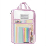 Funblast Mesh Zipper File Folder Organizer Bag Zipper File Folders With Carry Handle, Multipurpose Document Stationary, Office