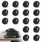 Aieve Black Appliance Slider, 16 Pcs Self Adhesive Appliances Sliders Countertop Caster Wheels, Kitchen Essentials Organization 