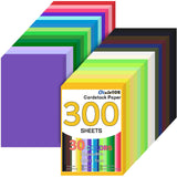 Oleitodh A4 Colored Cardstock Bulk 300 sheets,8.3 x 11.7 inch, 30 Colors Construction Paper, Card Stock Printer Paper Scrapbooki