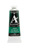 Grumbacher Academy Oil Paint, 37 ml/1.25 oz, Viridian Hue