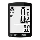Nellvita Wireless Bike Computer, 20 Multi-Functions, Real Waterproof Bicycle Speedometer, Cycling Odometer with 3'' Large LCD Di
