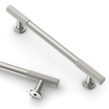 Asidrama 6 Pack 5 Inch(128mm) Brushed Satin Nickel Cabinet pulls Kitchen Cabinet Handles, Cabinet Pulls Kitchen Cabinet Hardware