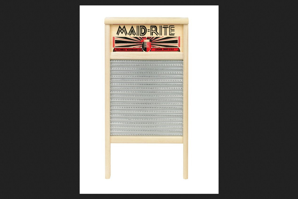 Maid-Rite Washboard 12-716 X 23-34 Overall Wood Bulk