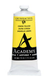 Grumbacher Academy Acrylic Paint, Gloss, 90ml/3 oz Metal Tube, Lemon Yellow