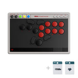 8Bitdo All-Button Arcade Controller for Switch/Switch 2 & Windows - Bluetooth, 2.4G, Wired Connectivity, Low-profile Mechanical 