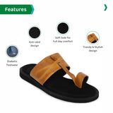 Ortho Joy Extra Soft Doctor Ortho Slippers For Men/Comfortable Slippers For Women,Mustard,6,B0B8H7CJNF