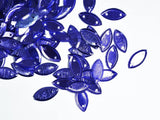 The Design Cart 14 mm Blue Boat Plastic Sequins Sitara for Embroidery, Embellishing Handbags, Apparels, Art Craft DIY Kit Pack o