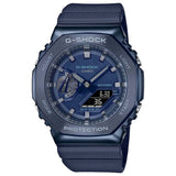 Casio G-Shock Gm-2100N-2Adr Dark Blue Ip Blue Analog-Digital Dial Blue Resin Strap Men'S Watch Shock And 200M Water Resistant G1