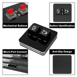 ANLINKSHINE USB Meeting Mute Button Compatible with Zoom Meeting/Mechanical Keyboard Mute Controller (Windows-System)