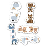 woopme Cute Them Magnetic Bookmark for Book Lovers Readers Students Gift Magnetic Page Clips Folding Set of 5