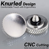 Fuji Shutter Release Button Accessories: Fujifilm Camera SOFE Shutter Button - Silver Shutter Button for Canon Nikon Leica Film