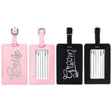 Bride and Groom Just Married Luggage Tags | Wedding and Engagement Party