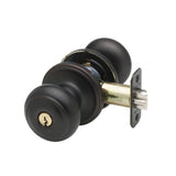 Copper Creek CK2040TB Colonial Door Knob, Keyed Entry Function, 1 Pack, Tuscan Bronze
