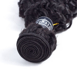 Amella Hair 8A Brazilian Virgin Curly Hair Weave One Bundle 95g 20inch 100% Unprocessed Brazilian Kinky Curly Human Hair Extensi