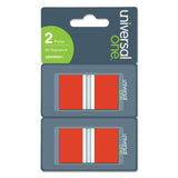 Universal UNV99001 Page Flags Red (50 Flags/Dispenser, 2 Dispensers/Pack)