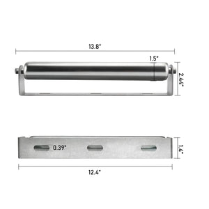 1.5 Diameter Roller and Bracket Set - 13.8 Long for Transporting Such as Foating Fishing Boats, Kayaks, Rafts and so on - Pa