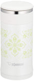 Zojirushi SM-ED20-WP Water Bottle, Direct Drinking Stainless Steel Mug, 7.8 fl oz (200 ml), Pearl White