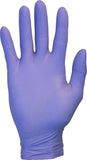 The Safety Zone GNPRMD1M Powder Free Blue Nitrile Gloves, Medium, Case of 1,000