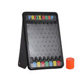 iElyiEsy 31x21 Exciting Tabletop Prize Drop Plinko Board Game with Foldable Stand and 10 Customizable Playing Pucks - Perfect fo