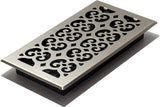 Decor Grates SPH612-NKL Floor Register, 6x12, Nickel Finish