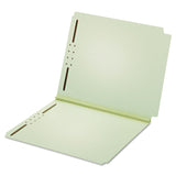 GlobeWeis Dual Tab Pressboard Folder 2 Fasteners 2 Expansion Letter Lt Green 25/Box Product Category: File Folders Portable